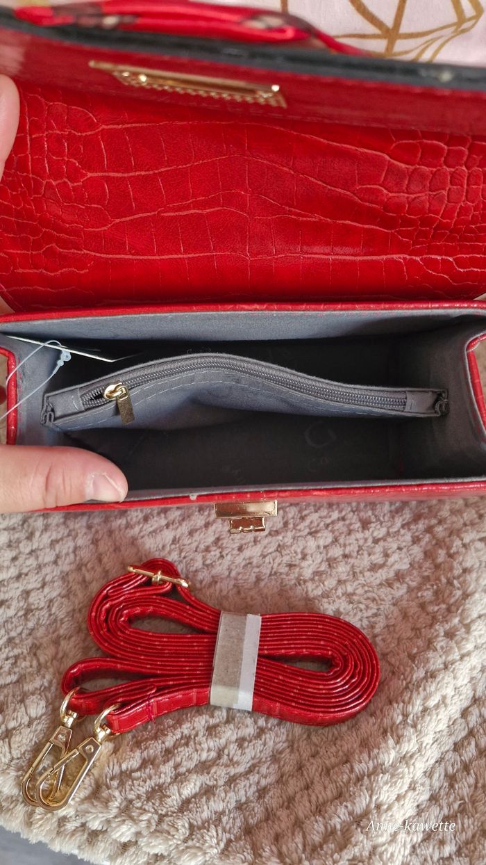 Petit sac à main rouge - photo numéro 4