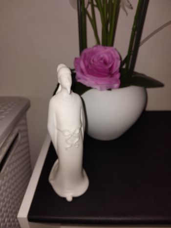 Statut figurine moine bouddhiste 