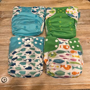 Couches lavables  ajustables de 0 à 2 ans  happy flute