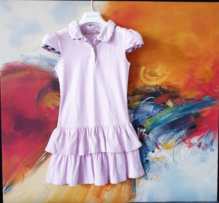 Magnifique robe d’été luxe taille 6/8 ans rose - photo numéro 2