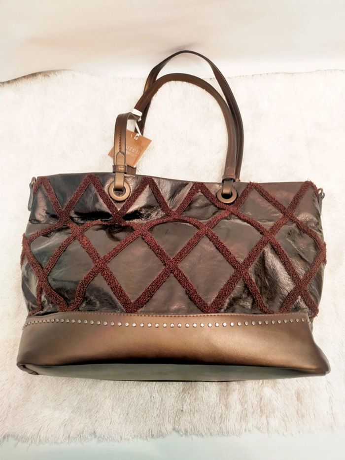 👜 Sac à main Auren marron foncé - photo numéro 3