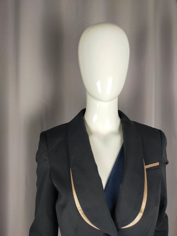 Veste tailleur noire – DE.CORP by Esprit – T. 38 - photo numéro 2