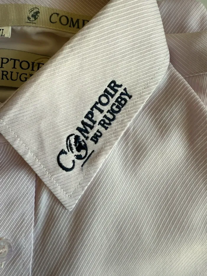Chemise rose en très bon état taille XL comptoir du rugby - photo numéro 10