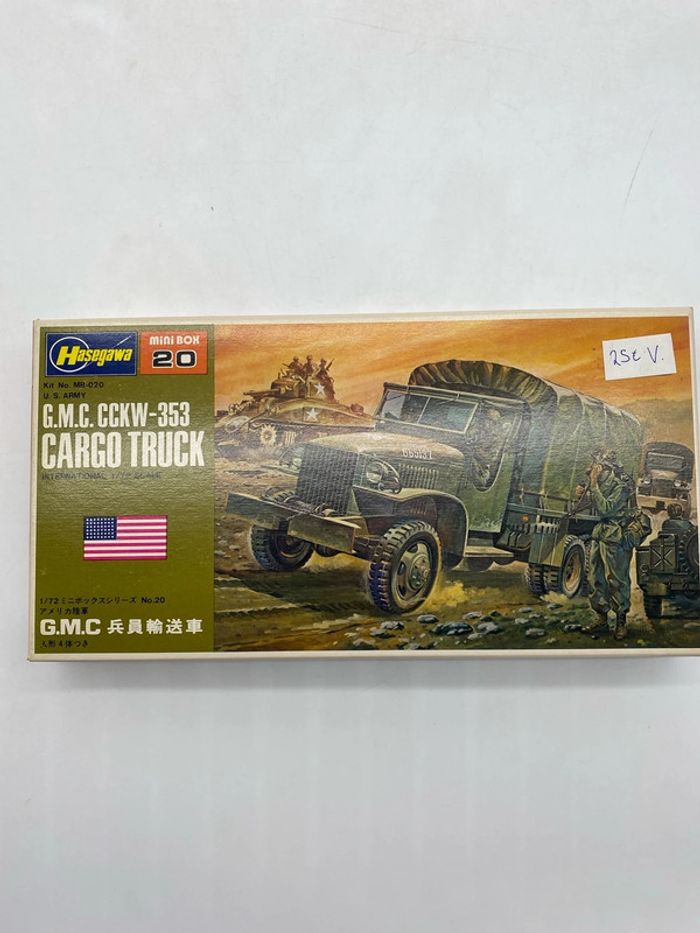 Maquette Hasegawa gmc cargo truck cckw-353