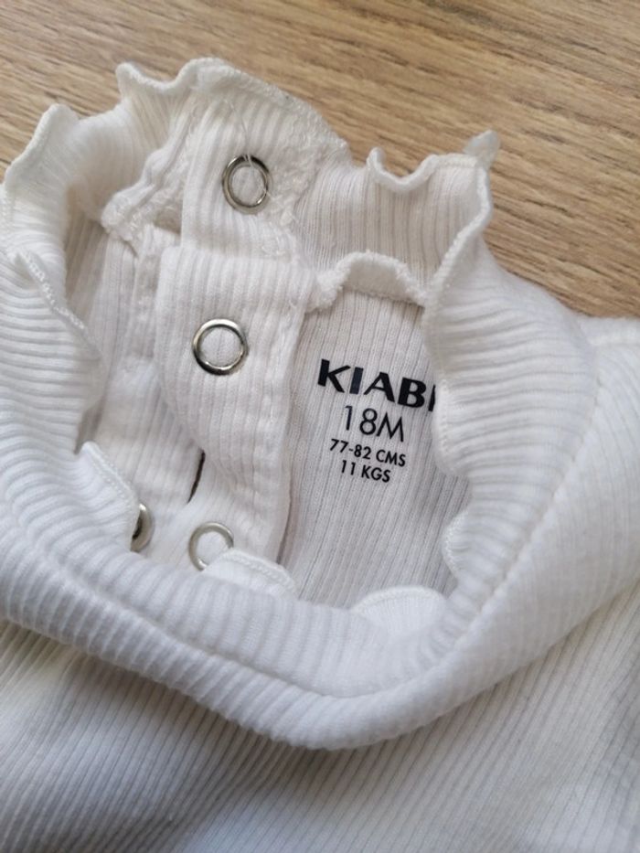 T-shirt blanc kiabi 18 mois - photo numéro 2