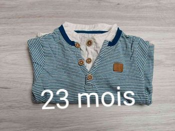 Tee-shirt fantaisie 23 mois tbe obaibi 