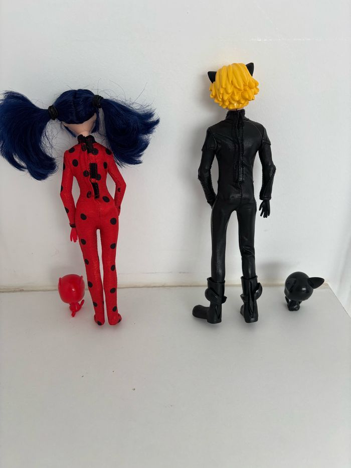Bandai Miraculous - Labybug et chat noir avec leurs kwamis - photo numéro 2