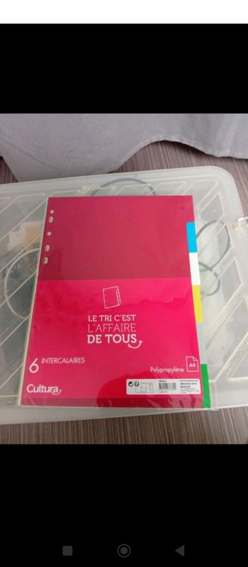 Lot intercalaires