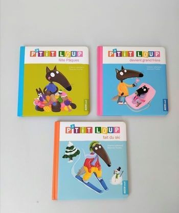 P'tit Loup Livres Lot Petit Frère Pâques Ski 📚