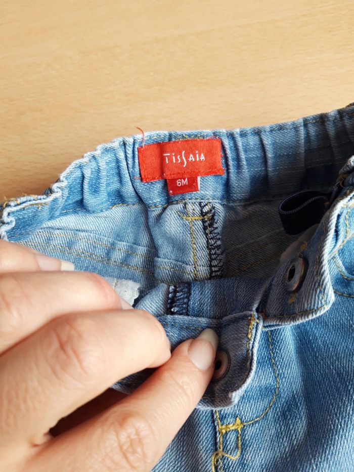 Jeans fin tissaia 6 mois - photo numéro 3