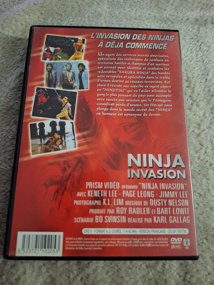 DVD Ninja invasion - photo numéro 2