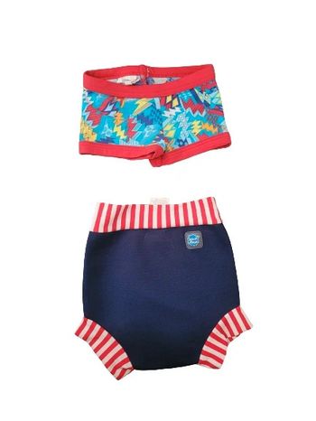 Garçon : (envir 18 / 24 mois) lot de 2 maillots de bain