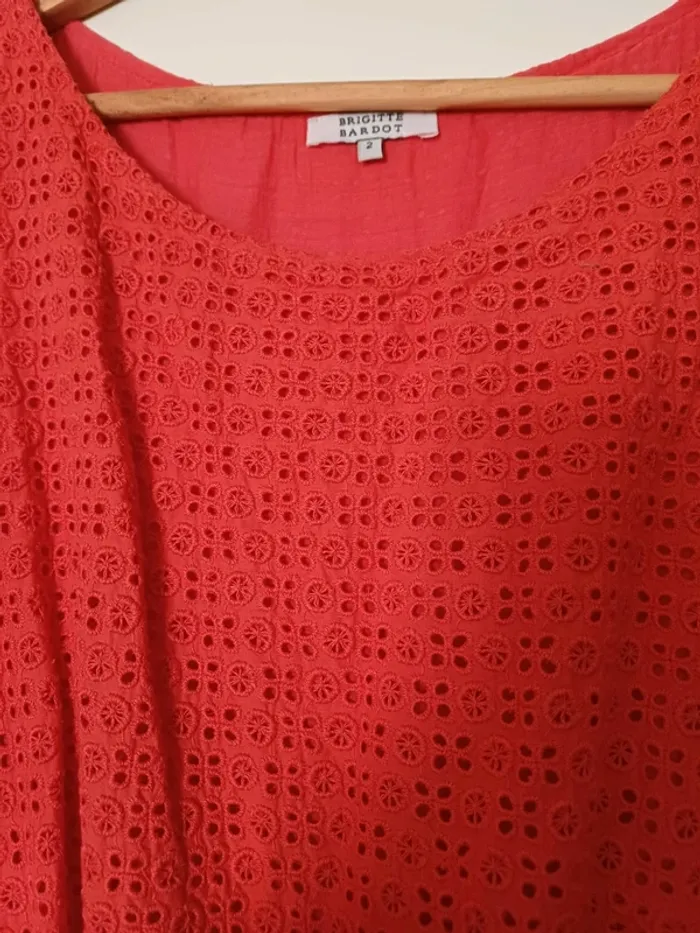 Robe broderies anglaises Brigitte bardot - photo numéro 4