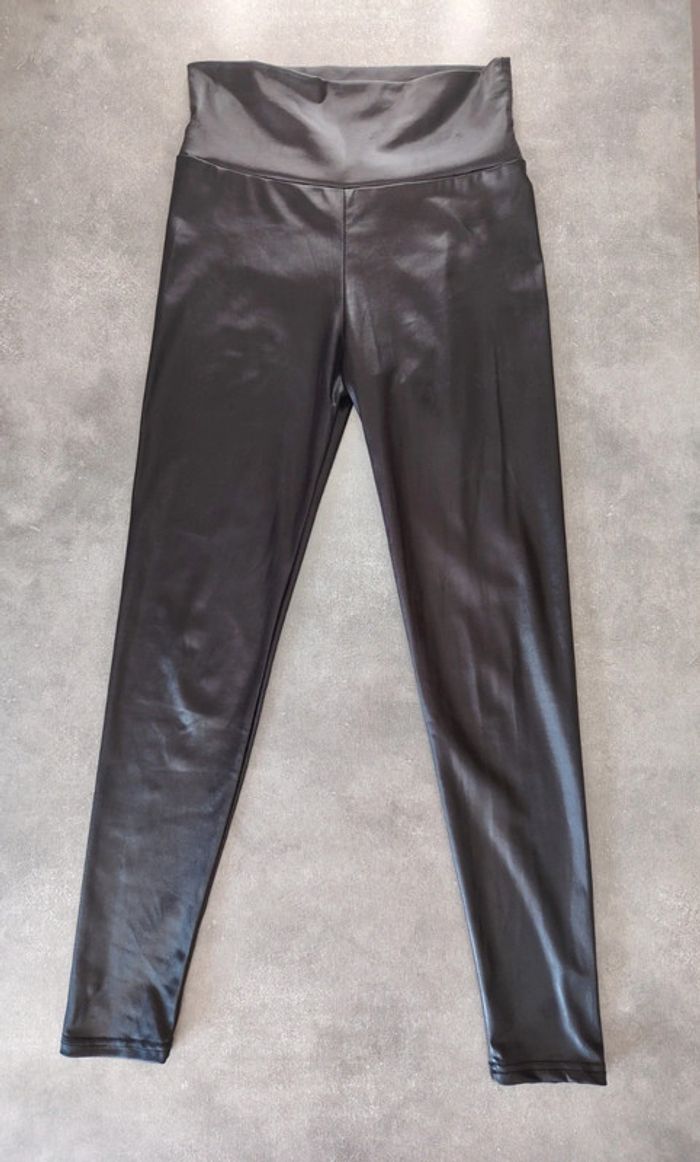 Legging imitation cuire - photo numéro 2