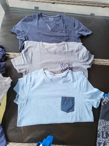 3 tee-shirts  brice M