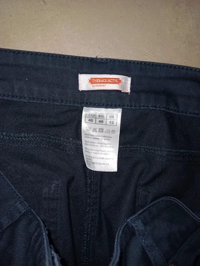 Pantalon jeans Thermolactyl - photo numéro 4