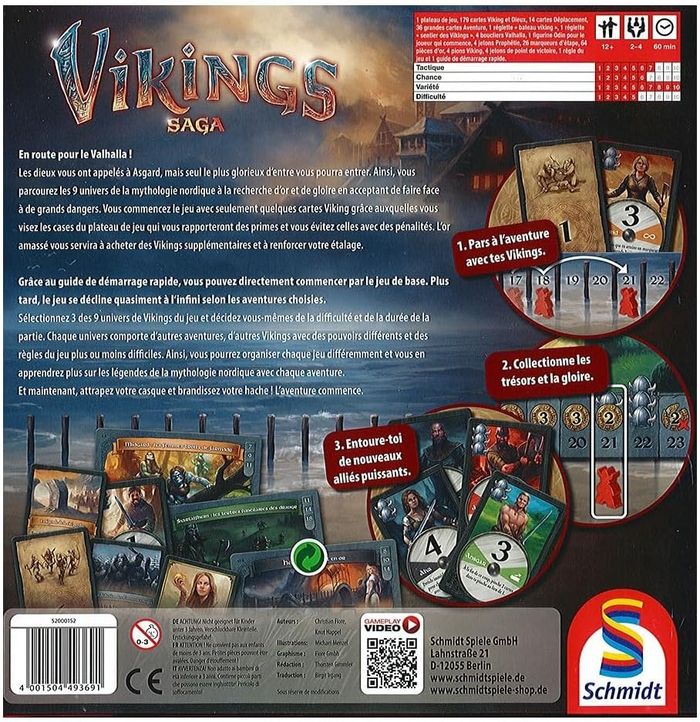 Vikings Saga VF - Jeu de société - SCHMIDT SPIELE - photo numéro 2