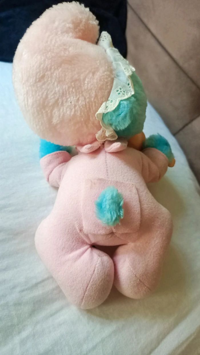 Peluche bébé Schtroumpfs 1983 hochet - photo numéro 4