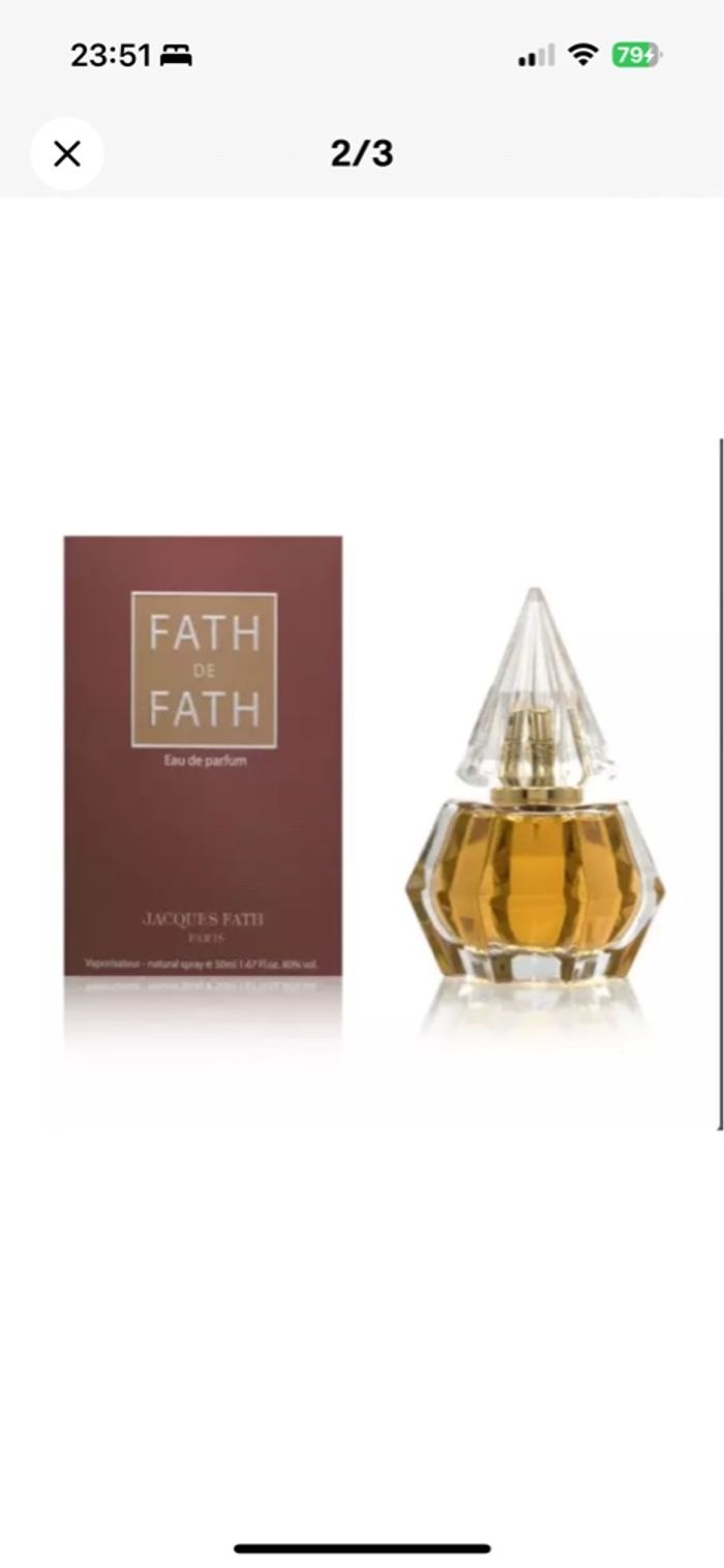 Rare Parfum Fath de Fath - Jacques Fath - Eau de Parfum 50ml - photo numéro 2