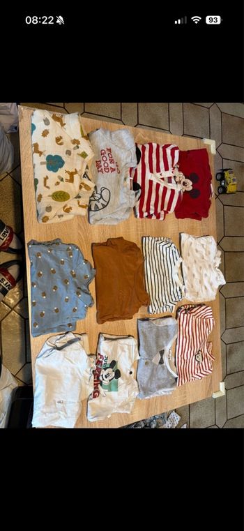Lot vêtements 6 mois