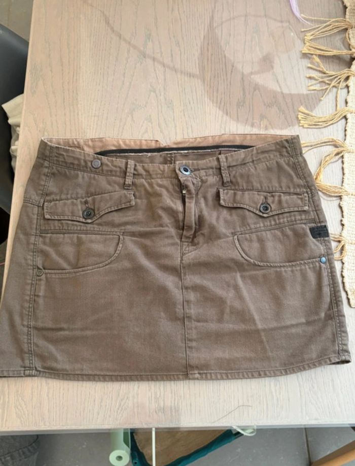 Petite jupe courte en jeans G Star Raw Taille M