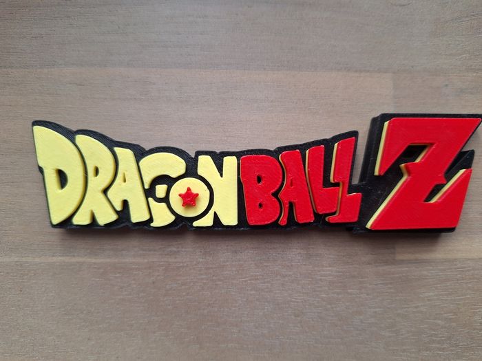 Inscription 3D Dragon Ball Z neuve