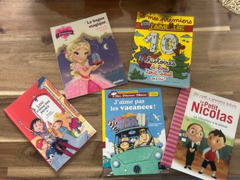 lot 5 livres enfant jeunesse premières lectures 6 ans