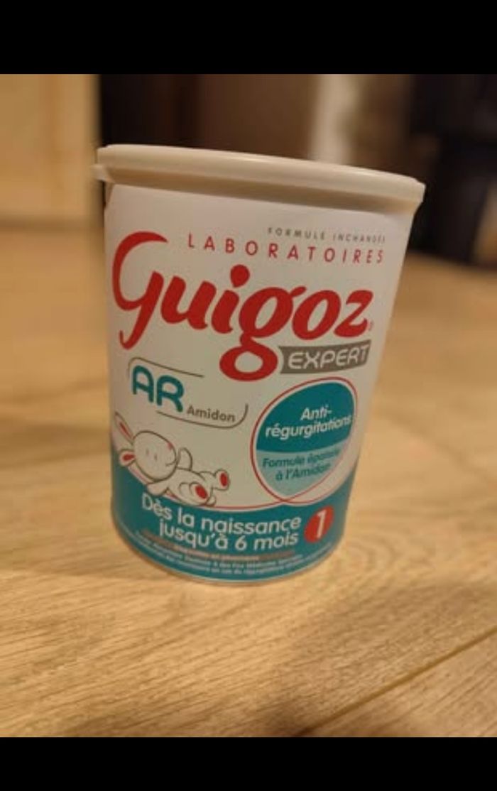 Boîte lait épaissi AR 1er âge