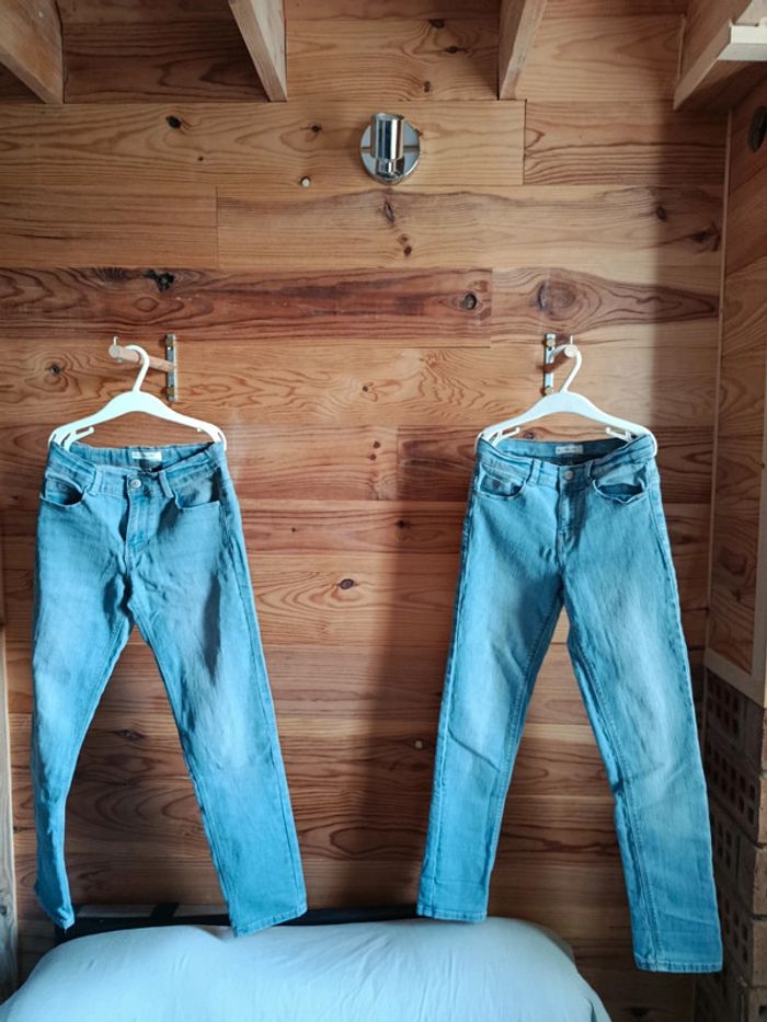 2 Jeans Slim Kiabi 10 ans