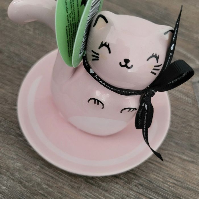 Porte bijoux chat rose - photo numéro 5
