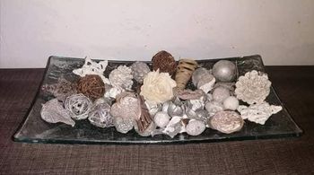 Plat en verre / pot pourri
Longueur 40 cm
Largeur : 20 cm