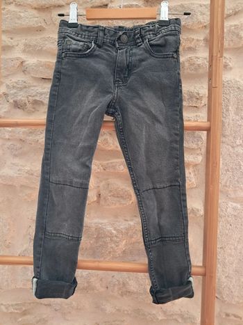 Jeans slim gris verbaudet 5 ans 110cm parfait état