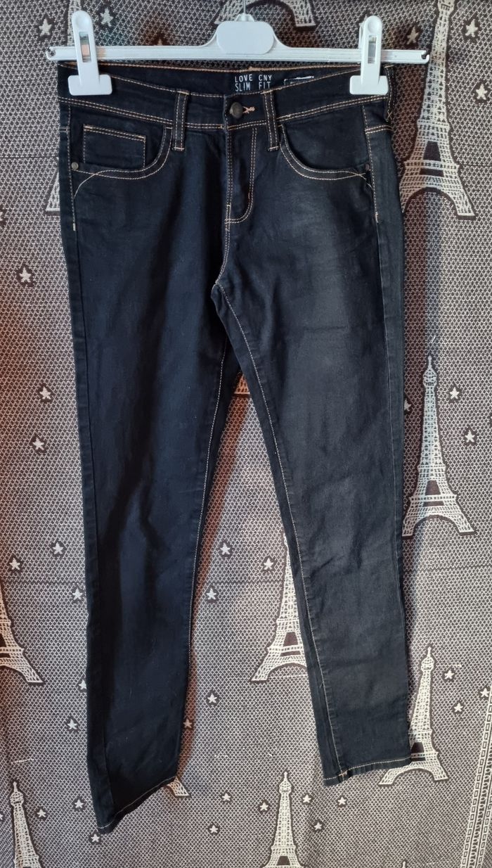 Jean noir Slim Fit (Stretch) 38