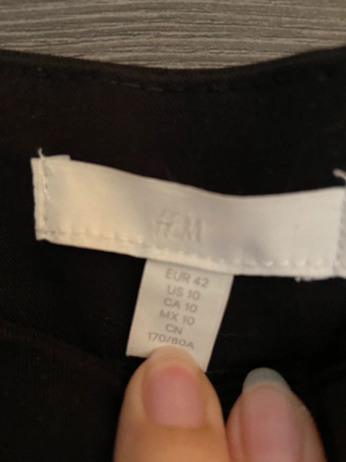 Pantalon noir classique H&M 42 - photo numéro 3