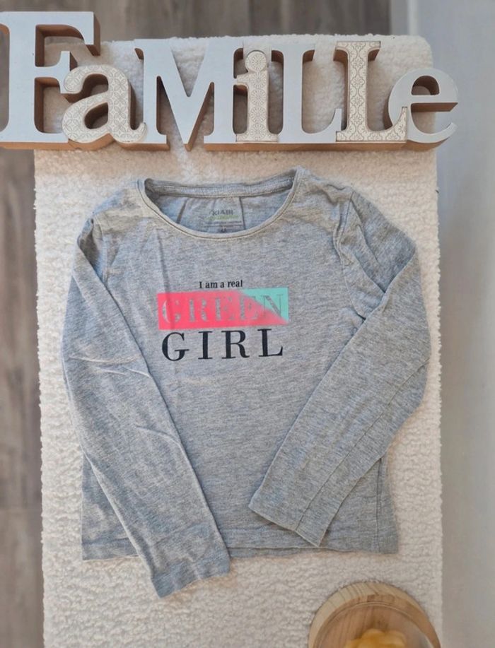 🌟 T-shirt Manche Longue "Green Girl" 🌟 - photo numéro 3