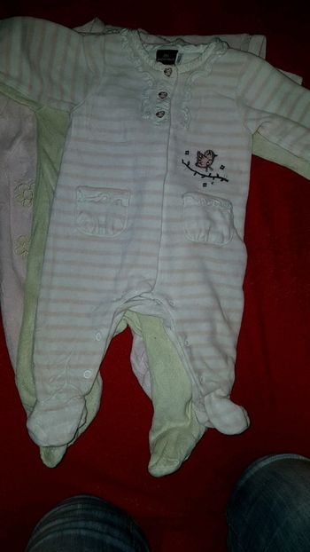 Lot 4 pyjamas fille 3 mois