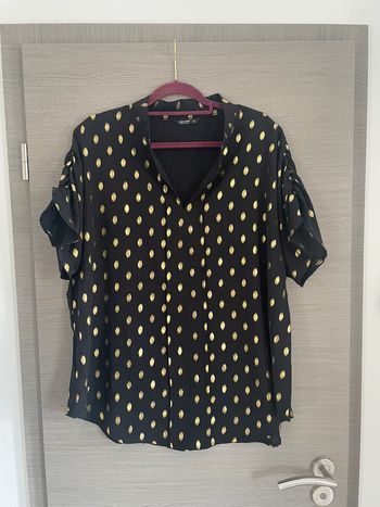 Jolie blouse noire et doré XXXL