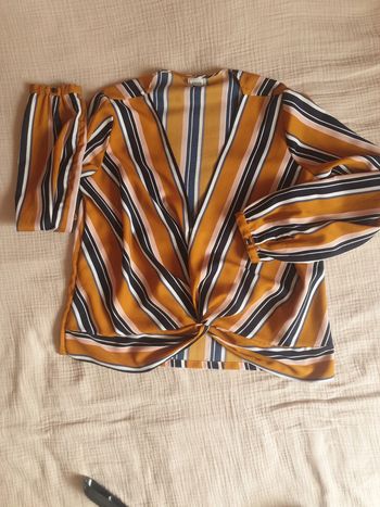 Blouse fluide rayée
