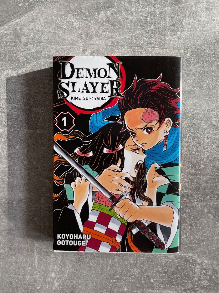 Manga Demon slayer tome 1 en version française.