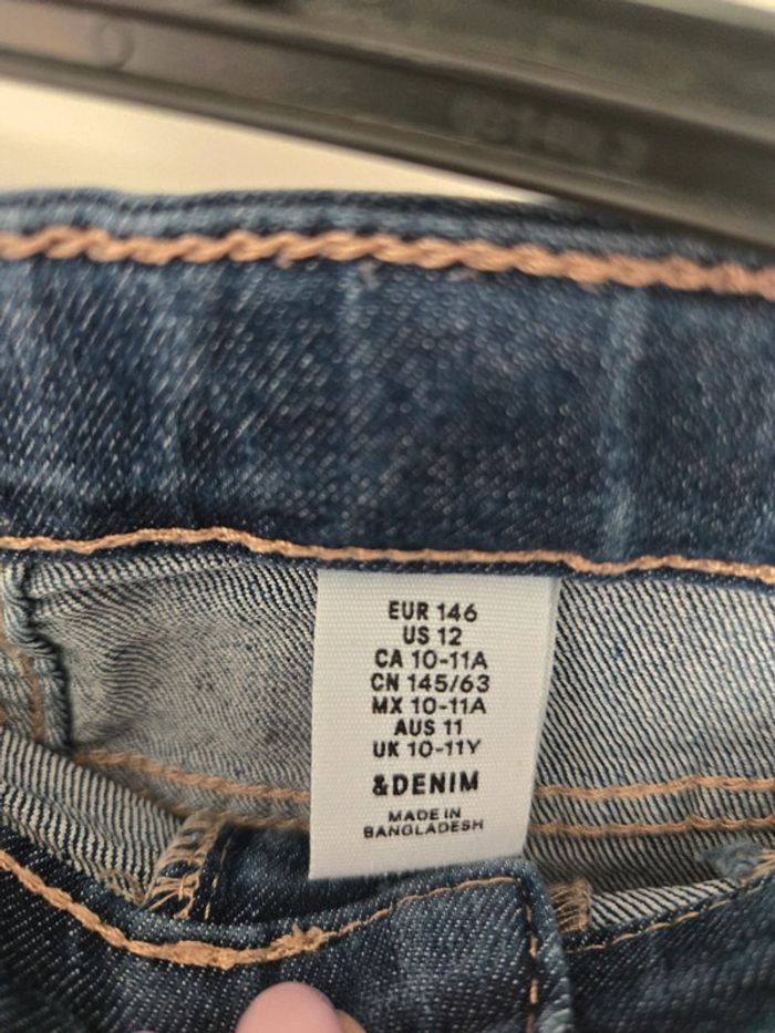 Short en jean brut H&M 10/11 ans - photo numéro 3