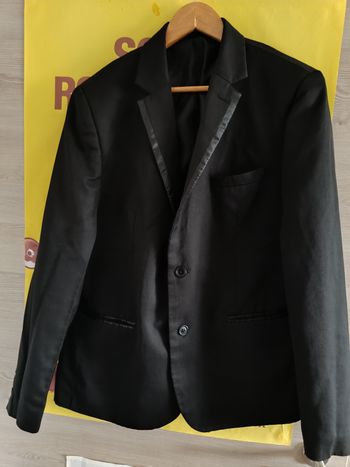 Veste de costume Urban by Gémo – Taille 54 – Noire satinée
