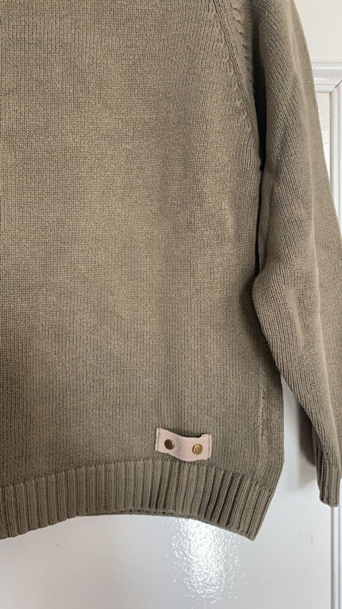 Pull garçon 6 ans kaki - photo numéro 2