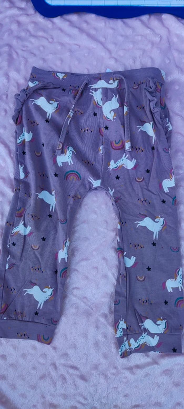 Pantalon léger licorne 9-12 mois 🦄 - photo numéro 2