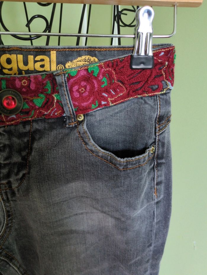 Jean fille Desigual t14/16 ans - photo numéro 3