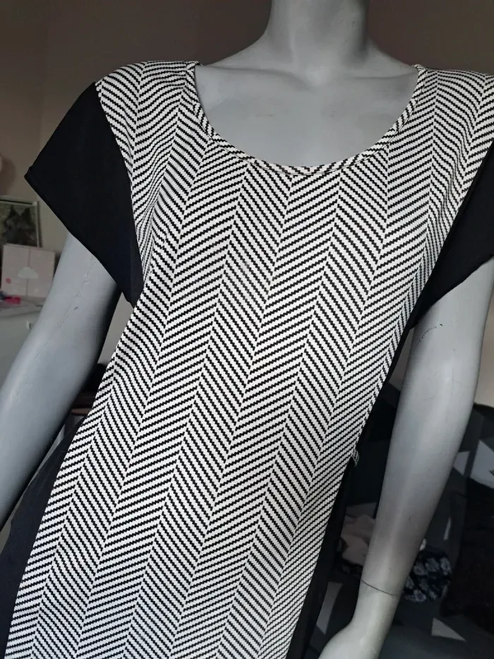 Robe noire et blanche - photo numéro 2