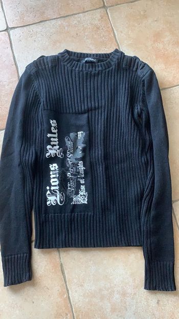 Pull Overgame noir en 14 ans