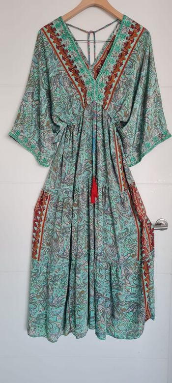 Robe d'été en soie indienne