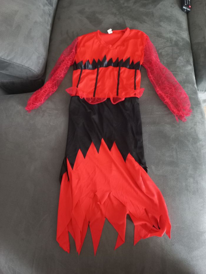 Robe déguisement halloween fille 6/8 ans
