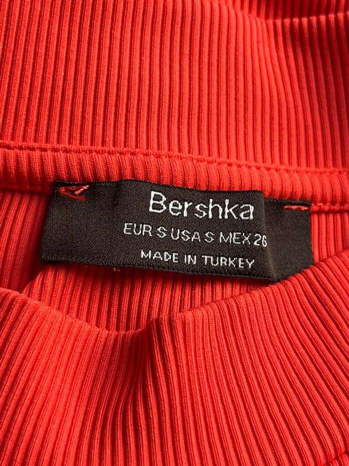 Robe moulante corail bershka S - photo numéro 6