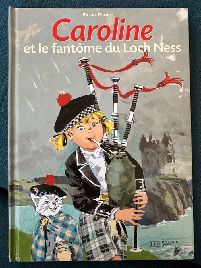 Livre rare de collection Caroline et le fantôme du Loch Ness Pierre Probst bd